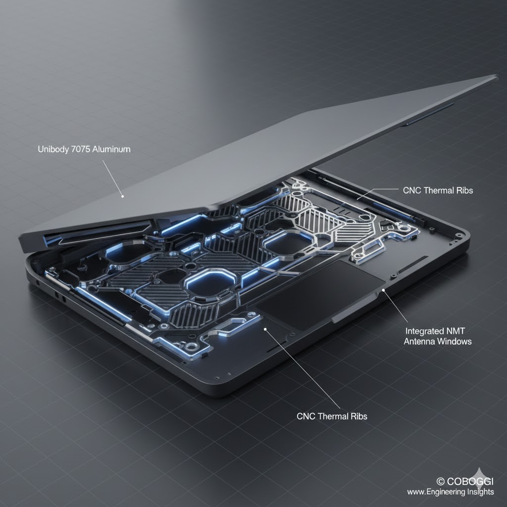 Unibody laptop chassis 